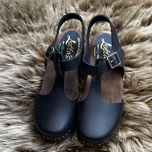 Lotta From Stockholm Black clogs EUC